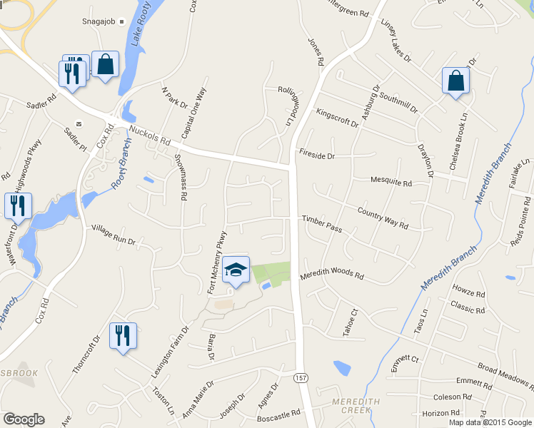map of restaurants, bars, coffee shops, grocery stores, and more near 10597 Woodshire Way in Glen Allen