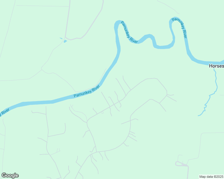 map of restaurants, bars, coffee shops, grocery stores, and more near 9359 Pamunkey Crest Drive in Mechanicsville