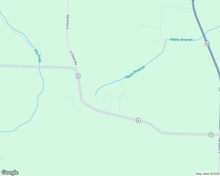 map of restaurants, bars, coffee shops, grocery stores, and more near 961 East 407th Road in Bolivar