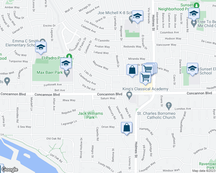 map of restaurants, bars, coffee shops, grocery stores, and more near 865 Plaza Avenue in Livermore