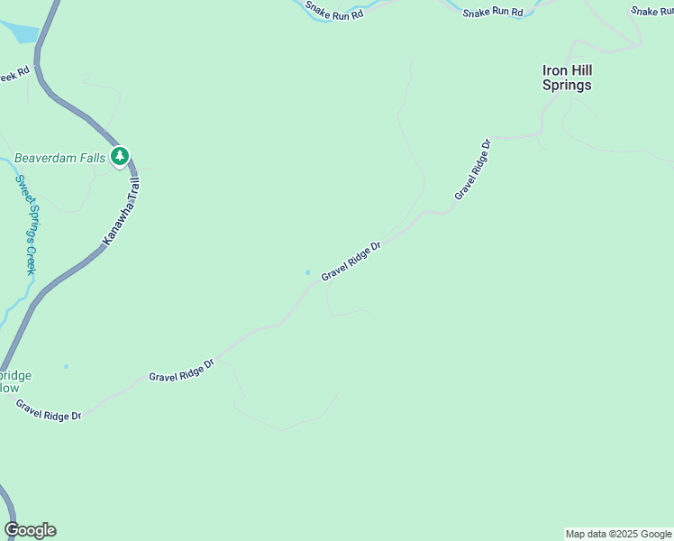 map of restaurants, bars, coffee shops, grocery stores, and more near Gravel Ridge Drive in Alleghany County