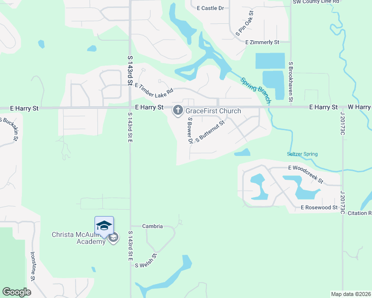 map of restaurants, bars, coffee shops, grocery stores, and more near 1737 South Butternut Drive in Wichita