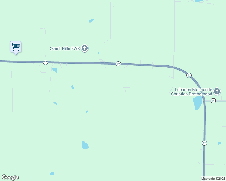 map of restaurants, bars, coffee shops, grocery stores, and more near 22700 Sunshine Street in Lebanon