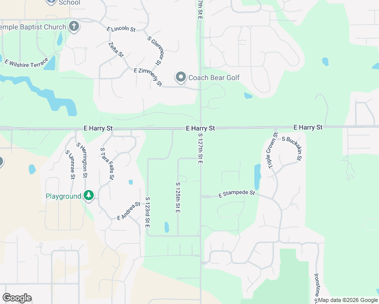 map of restaurants, bars, coffee shops, grocery stores, and more near 12602 East Osie Street in Wichita