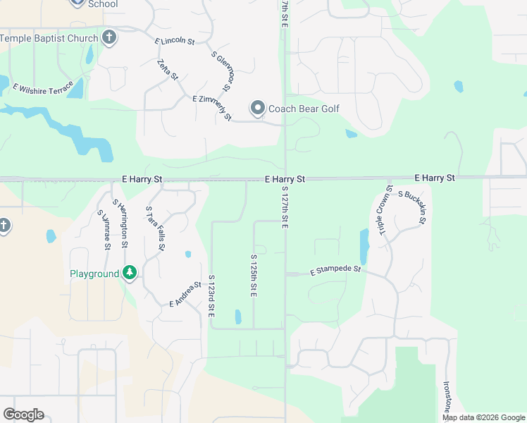 map of restaurants, bars, coffee shops, grocery stores, and more near 12602 East Osie Street in Wichita