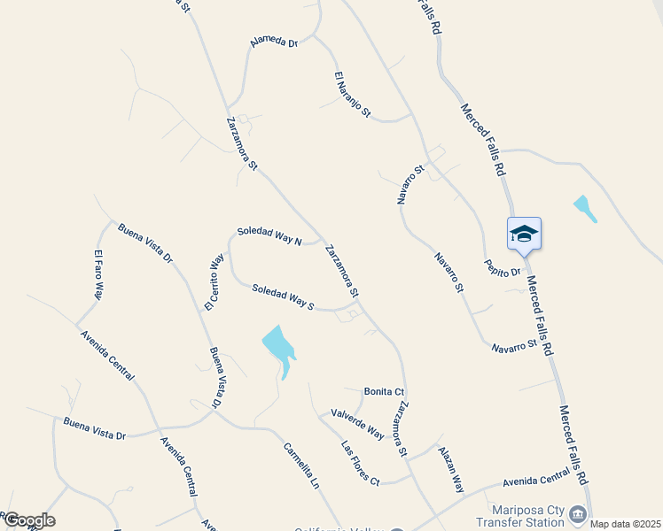 map of restaurants, bars, coffee shops, grocery stores, and more near 2162 Zarzamora Street in La Grange
