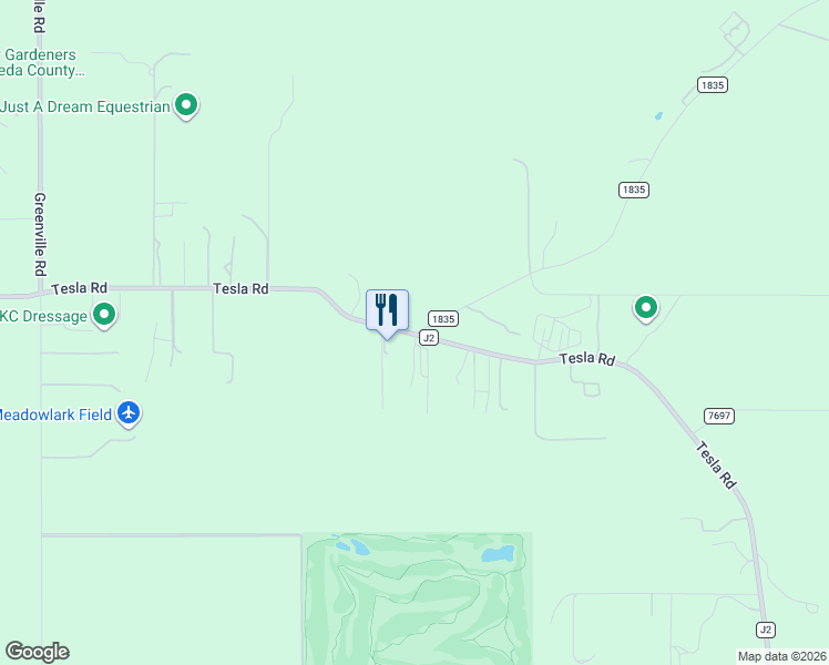 map of restaurants, bars, coffee shops, grocery stores, and more near 9300 Tesla Road in Livermore