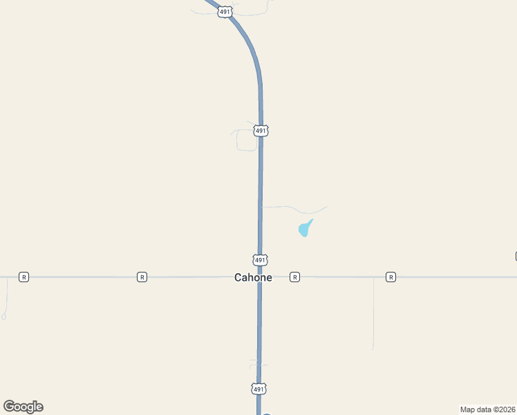 map of restaurants, bars, coffee shops, grocery stores, and more near Hwy 491 U.S. 491 in Cahone