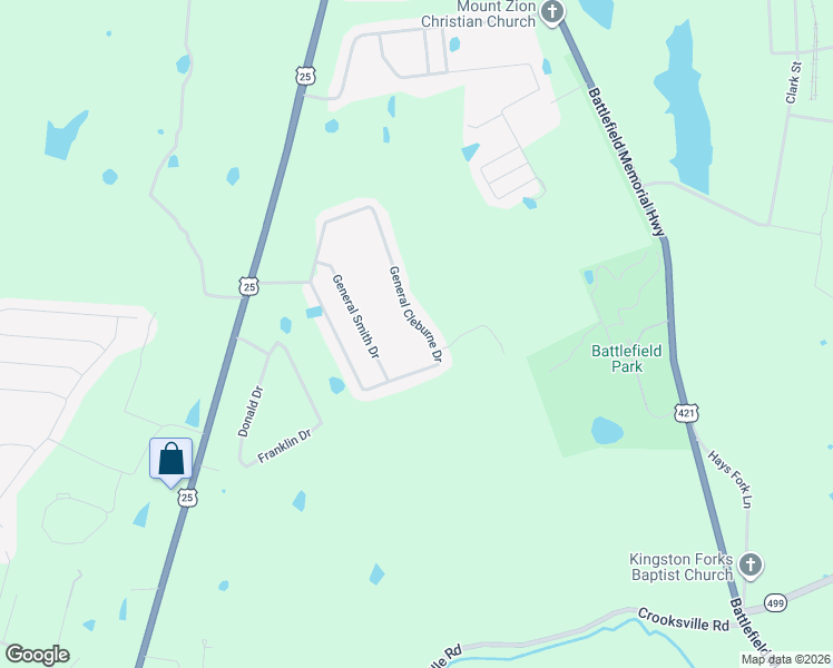 map of restaurants, bars, coffee shops, grocery stores, and more near 166 General Cleburn Drive in Richmond