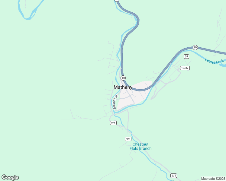 map of restaurants, bars, coffee shops, grocery stores, and more near Laurel View Estates Road in Matheny