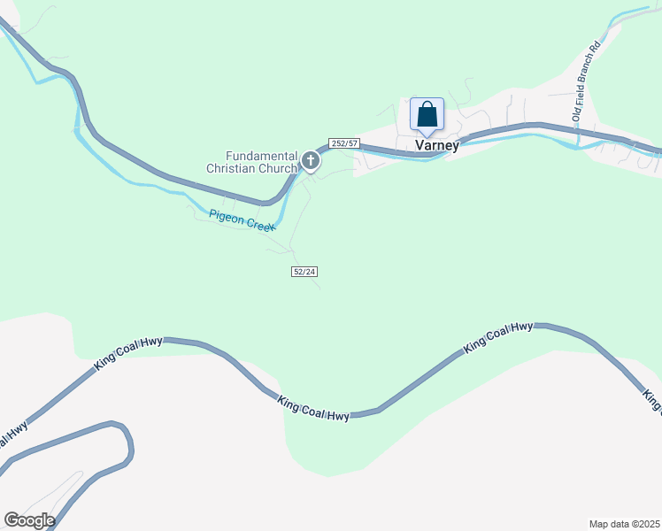 map of restaurants, bars, coffee shops, grocery stores, and more near 40 Whitt Branch Road in Varney