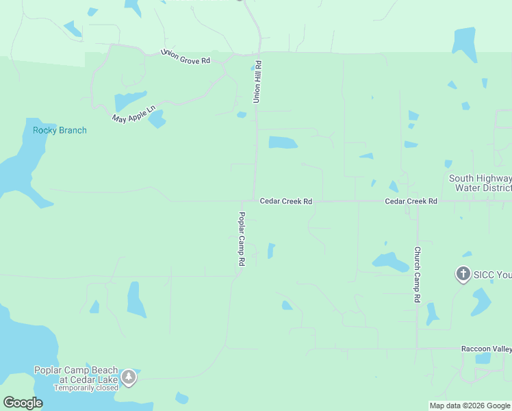 map of restaurants, bars, coffee shops, grocery stores, and more near 1060 Cedar Creek Road in Makanda