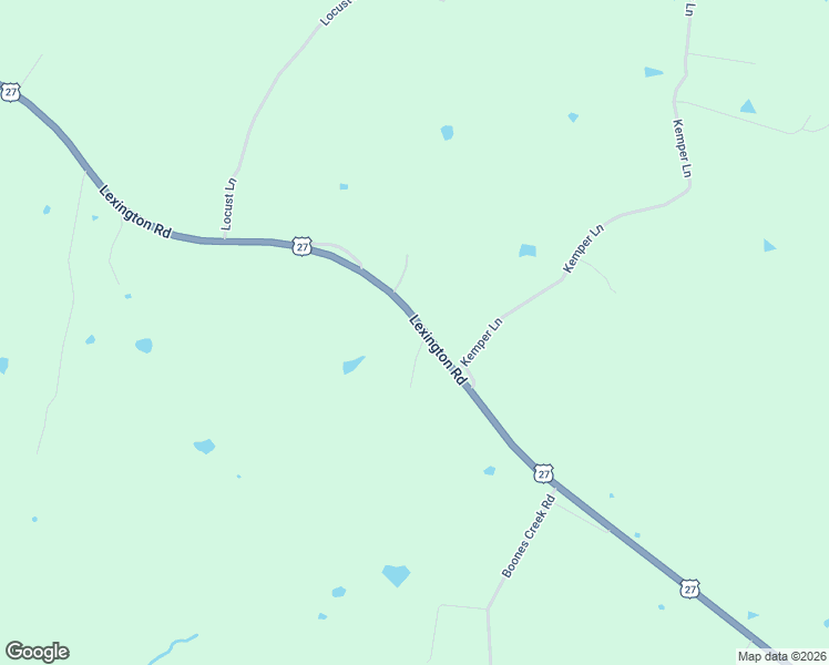 map of restaurants, bars, coffee shops, grocery stores, and more near 4137 Lexington Road in Lancaster