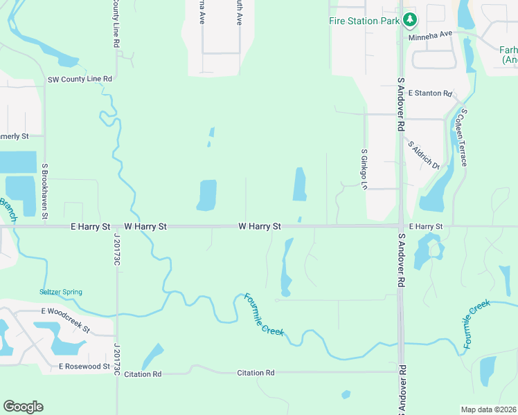map of restaurants, bars, coffee shops, grocery stores, and more near 804 East Harry Street in Andover