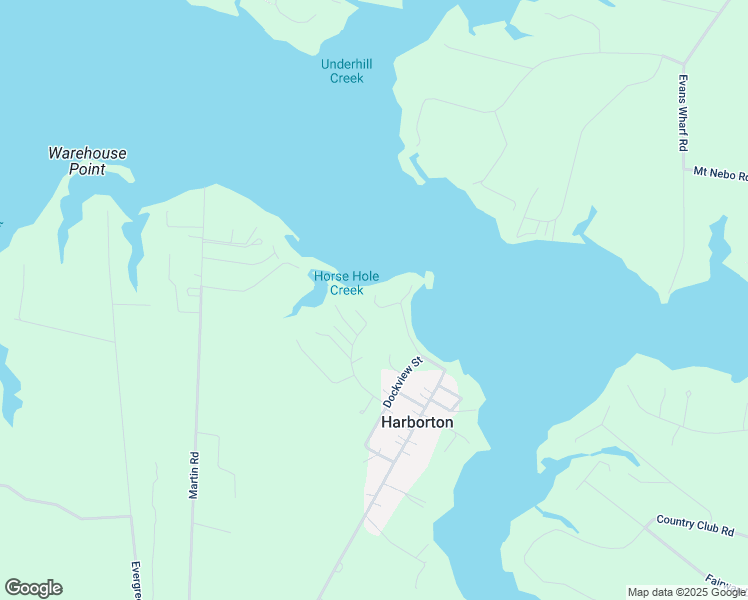 map of restaurants, bars, coffee shops, grocery stores, and more near 14266 Shore Drive in Harborton
