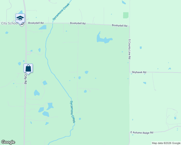 map of restaurants, bars, coffee shops, grocery stores, and more near 412 Wagon Wheel Road in Carbondale