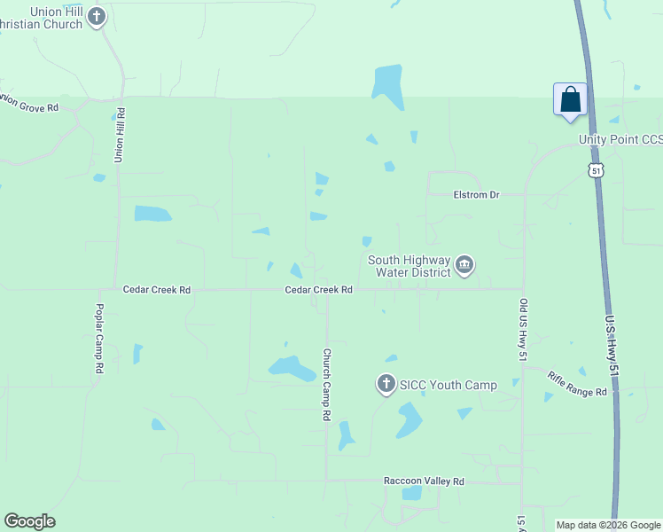 map of restaurants, bars, coffee shops, grocery stores, and more near 2-300 Whippoorwill Lane in Makanda