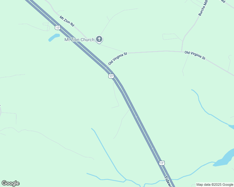 map of restaurants, bars, coffee shops, grocery stores, and more near 7658 Tidewater Trail in Church View