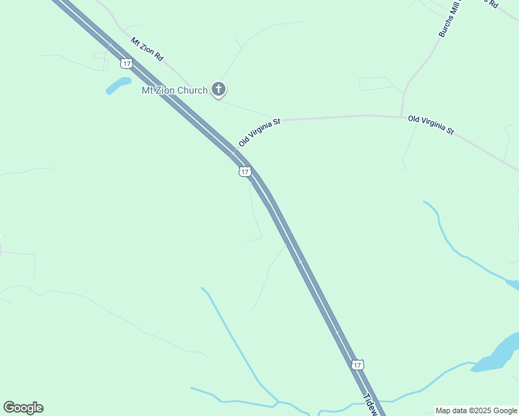 map of restaurants, bars, coffee shops, grocery stores, and more near 7658 Tidewater Trail in Church View