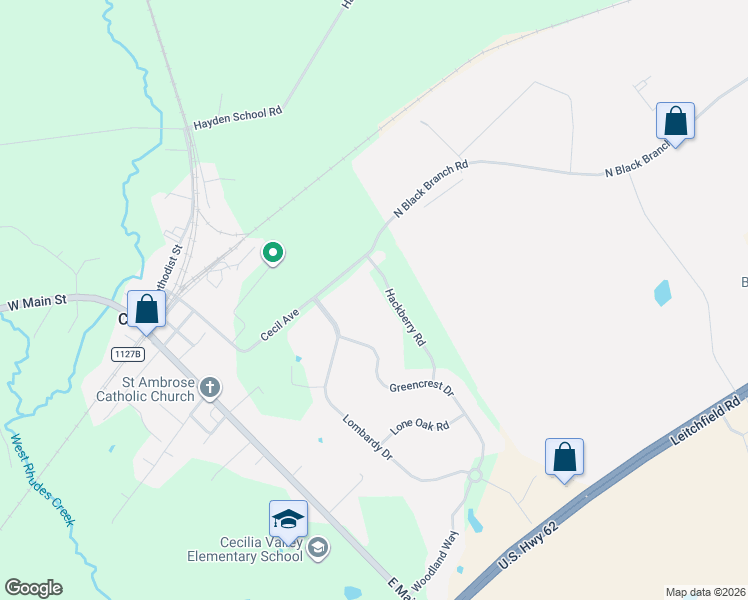 map of restaurants, bars, coffee shops, grocery stores, and more near 700-798 Hackberry Rd in Cecilia