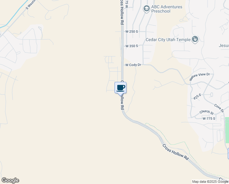 map of restaurants, bars, coffee shops, grocery stores, and more near 2949 West LaGrand Street in Cedar City