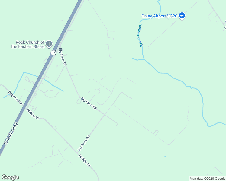 map of restaurants, bars, coffee shops, grocery stores, and more near 27389 White Tail Road in Melfa