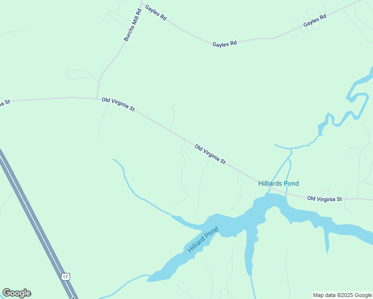 map of restaurants, bars, coffee shops, grocery stores, and more near 1072 Old Virginia Street in Urbanna