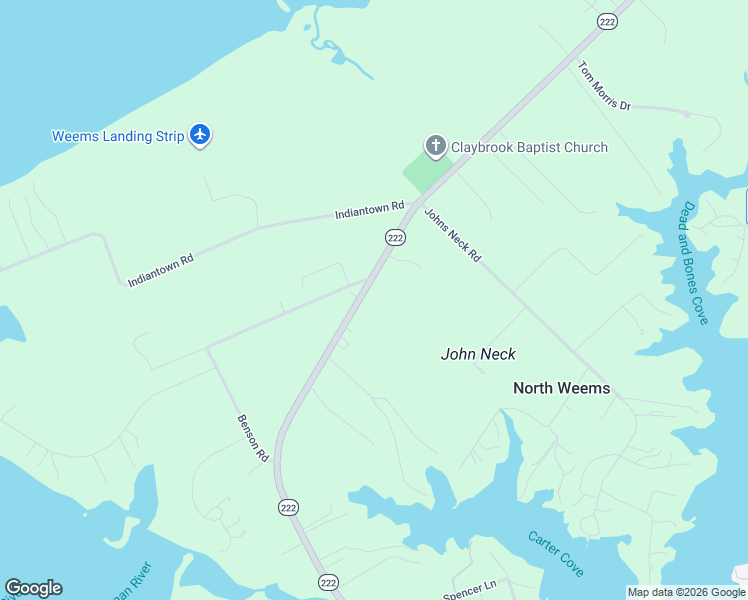 map of restaurants, bars, coffee shops, grocery stores, and more near 2593 Weems Road in Weems