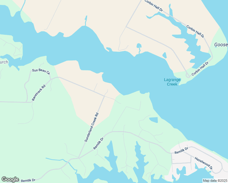 map of restaurants, bars, coffee shops, grocery stores, and more near 521 Sunderland Creek Road in Urbanna