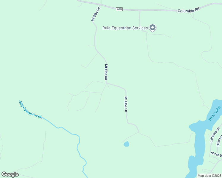 map of restaurants, bars, coffee shops, grocery stores, and more near 119 Mount Elba Road in Columbia