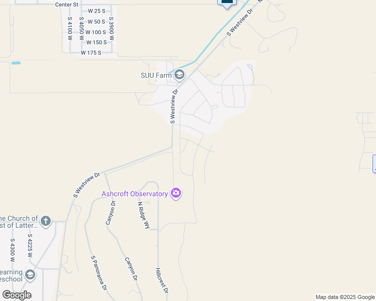 map of restaurants, bars, coffee shops, grocery stores, and more near 537 South Bryant Street in Cedar City