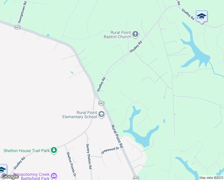 map of restaurants, bars, coffee shops, grocery stores, and more near 7031 Hartford Oaks Court in Mechanicsville