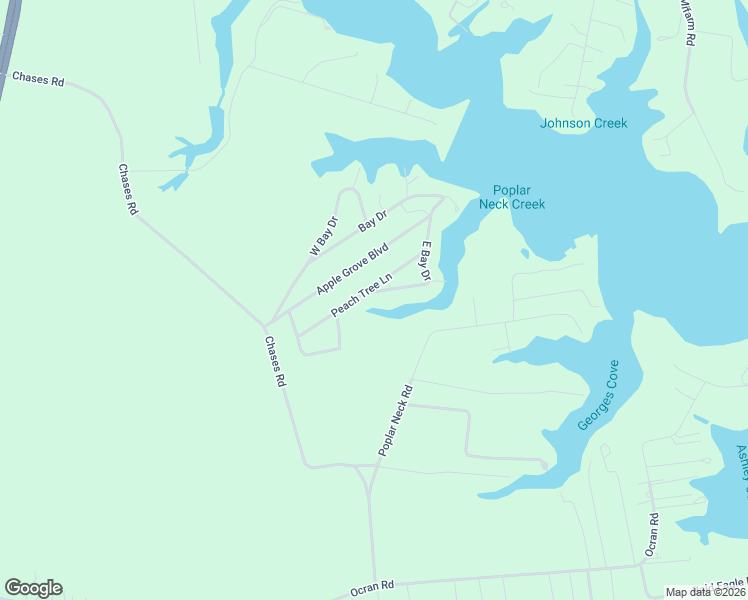 map of restaurants, bars, coffee shops, grocery stores, and more near 299 East Bay Drive in White Stone