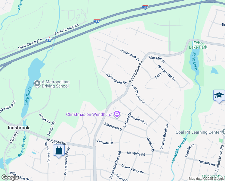 map of restaurants, bars, coffee shops, grocery stores, and more near 9813 Olde Milbrooke Way in Glen Allen