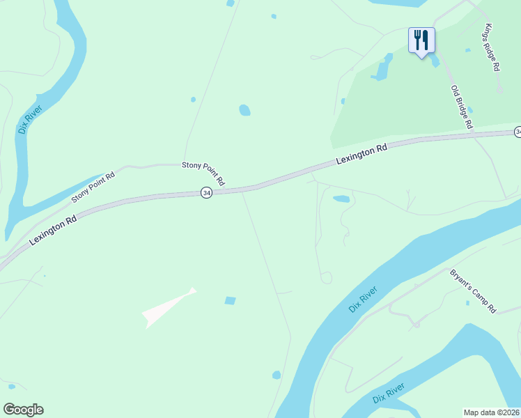 map of restaurants, bars, coffee shops, grocery stores, and more near 483 Gun Range Road in Danville