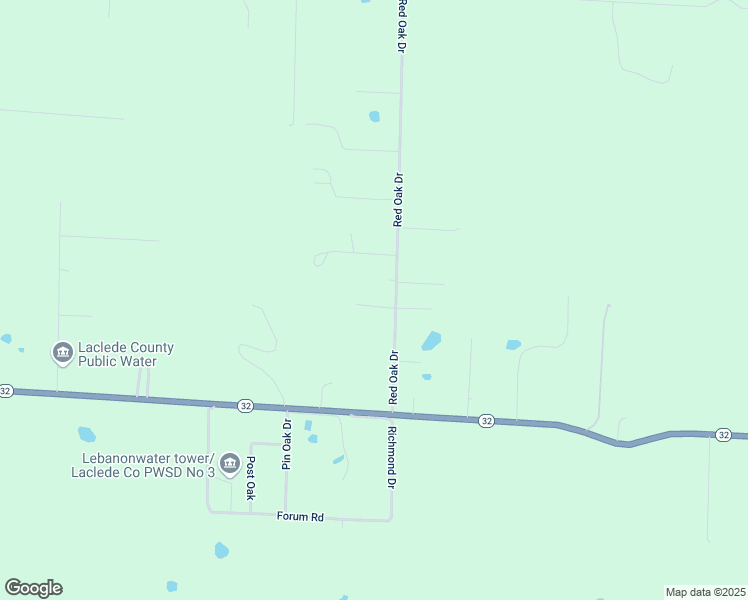 map of restaurants, bars, coffee shops, grocery stores, and more near 23341 Red Oak Drive in Lebanon