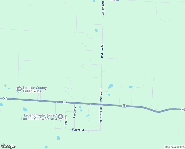 map of restaurants, bars, coffee shops, grocery stores, and more near 23341 Red Oak Drive in Lebanon