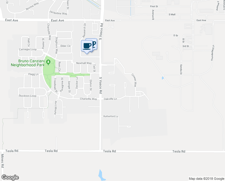 map of restaurants, bars, coffee shops, grocery stores, and more near 2616 Saint Helena Court in Livermore