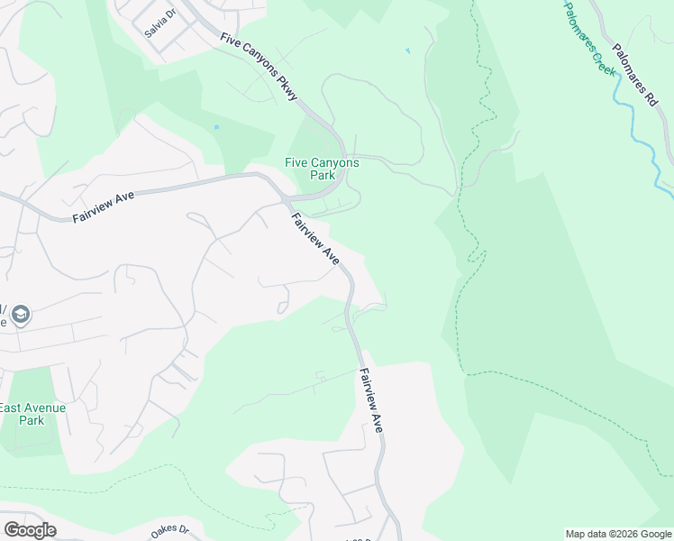 map of restaurants, bars, coffee shops, grocery stores, and more near 26273 Fairview Avenue in Hayward