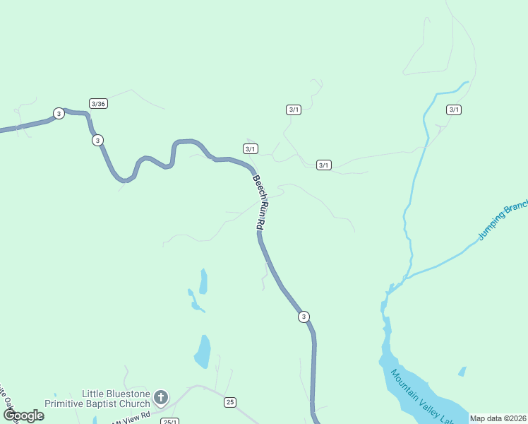 map of restaurants, bars, coffee shops, grocery stores, and more near White Oak Mount Road in Jumping Branch