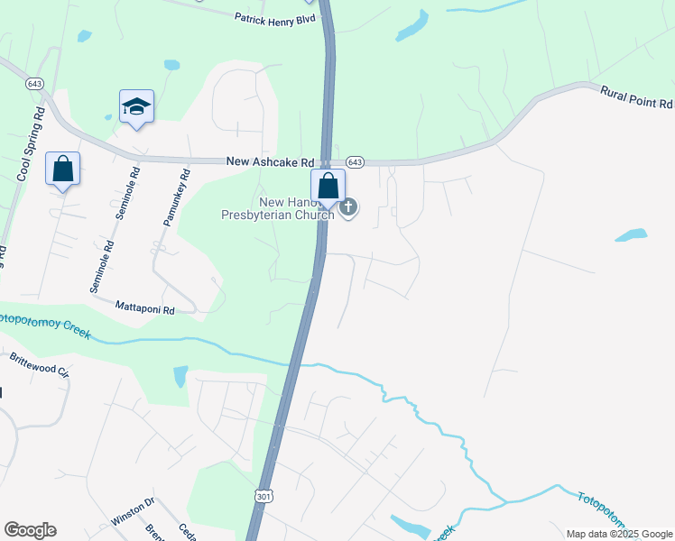 map of restaurants, bars, coffee shops, grocery stores, and more near 10030 Chamberlayne Road in Mechanicsville