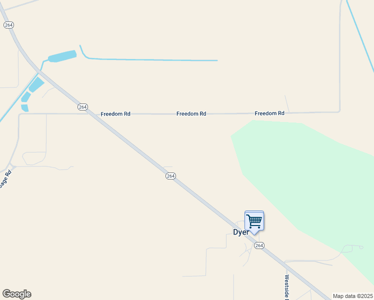 map of restaurants, bars, coffee shops, grocery stores, and more near 8700 Hc 72 in Dyer