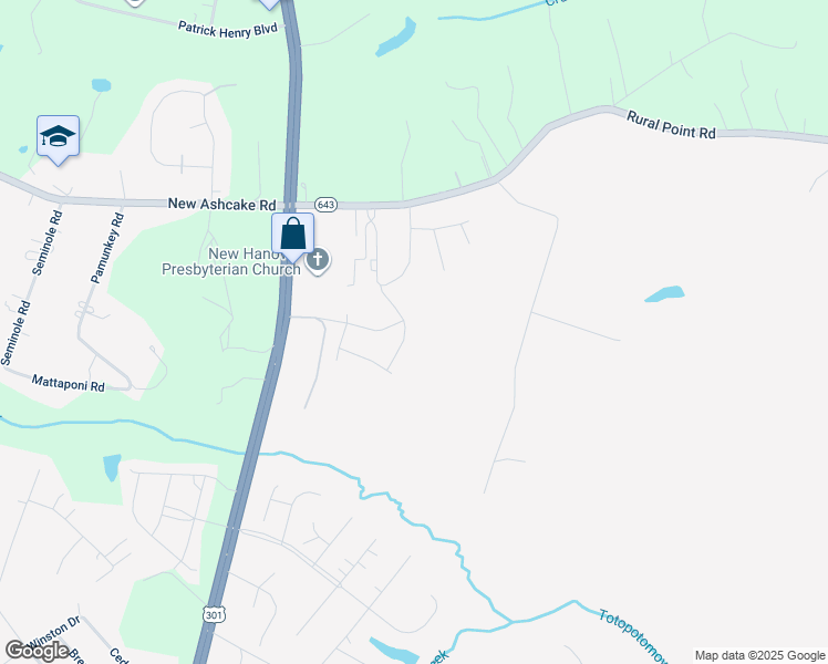 map of restaurants, bars, coffee shops, grocery stores, and more near 10058 Chamberlayne Road in Mechanicsville