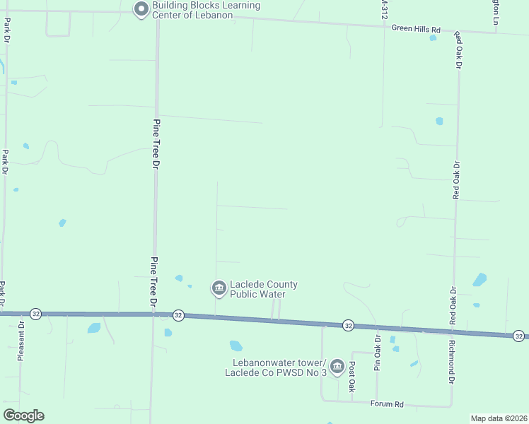 map of restaurants, bars, coffee shops, grocery stores, and more near 23400 Paradise Drive in Lebanon