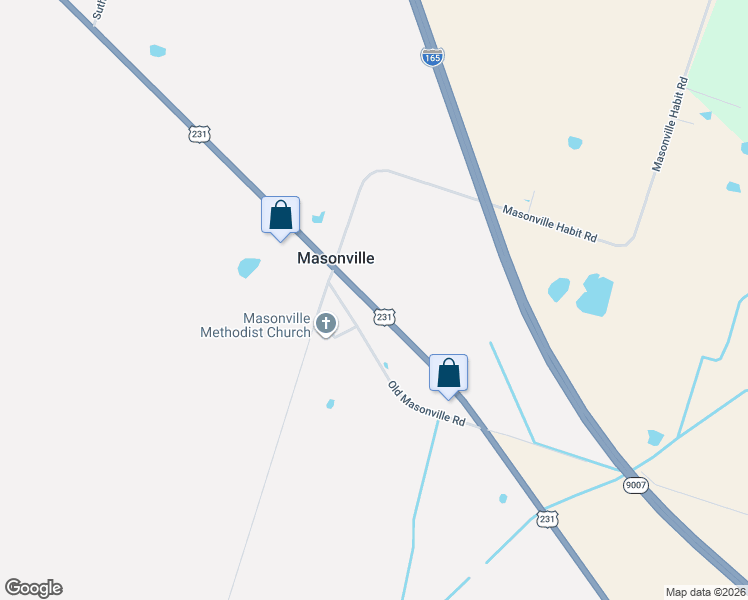 map of restaurants, bars, coffee shops, grocery stores, and more near 7173 U.S. 231 in Philpot
