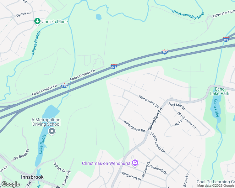 map of restaurants, bars, coffee shops, grocery stores, and more near 5508 Kimbermere Court in Glen Allen