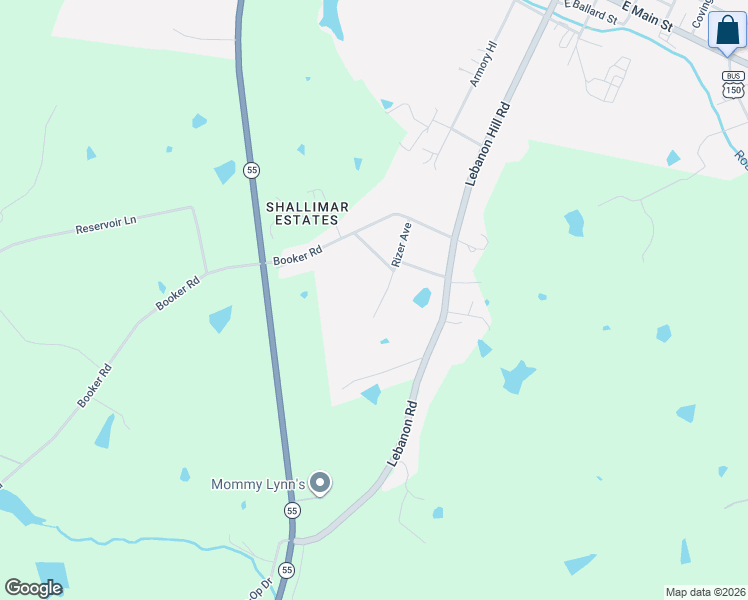 map of restaurants, bars, coffee shops, grocery stores, and more near 201-223 Rizer Avenue in Springfield