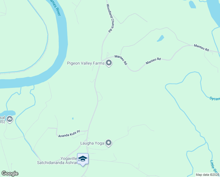 map of restaurants, bars, coffee shops, grocery stores, and more near 841 Woodland Church Road in Buckingham