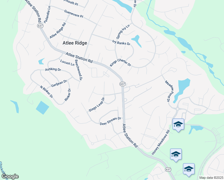 map of restaurants, bars, coffee shops, grocery stores, and more near 10243 Still Creek Lane in Mechanicsville