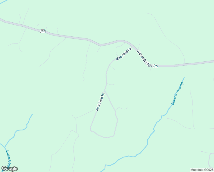 map of restaurants, bars, coffee shops, grocery stores, and more near 545 Mink Field Road in Church View